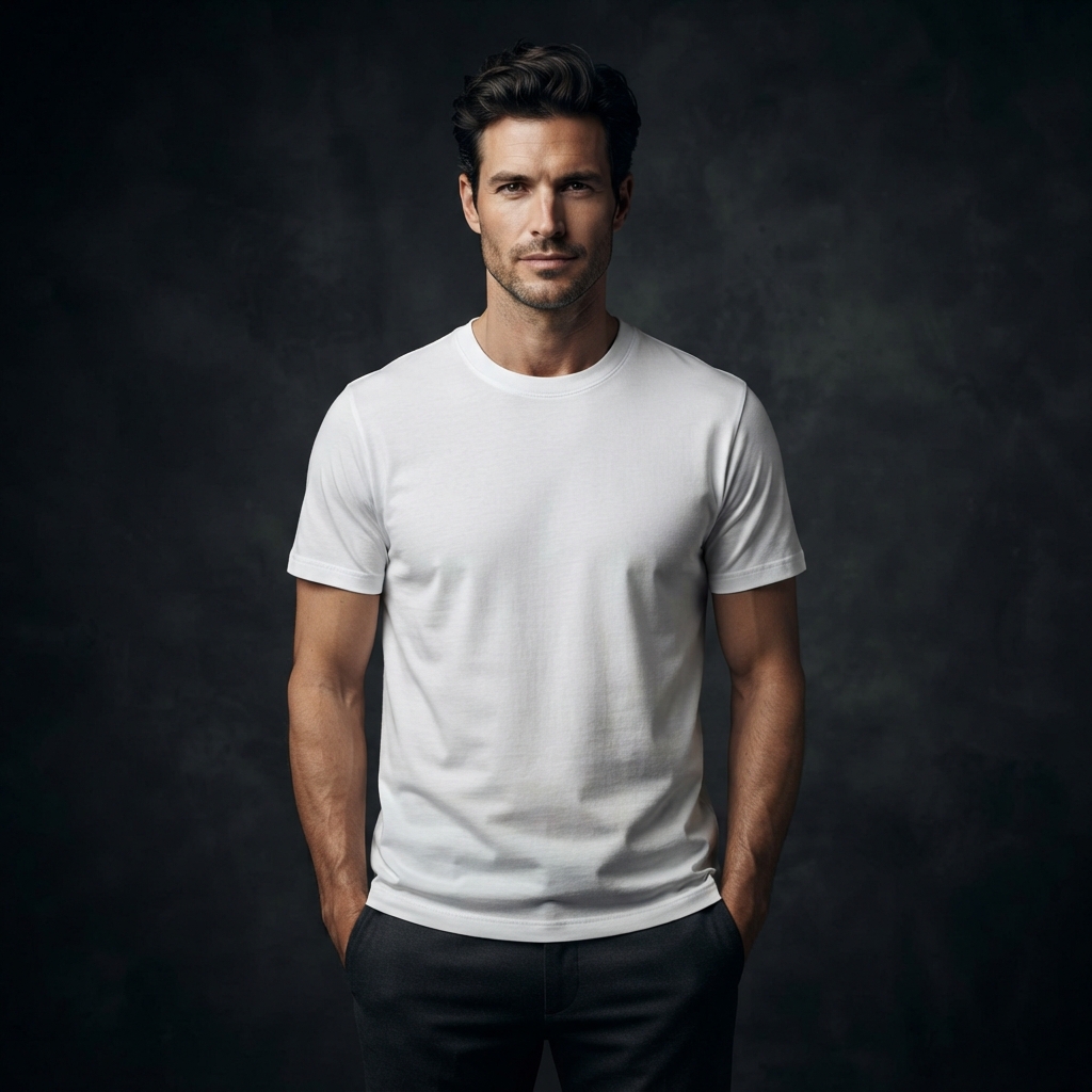 Studio Minimalist White Tee